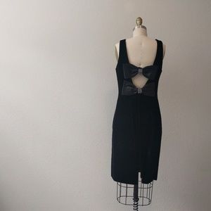 Vintage Positively Ellyn Velvet Dress with Bows